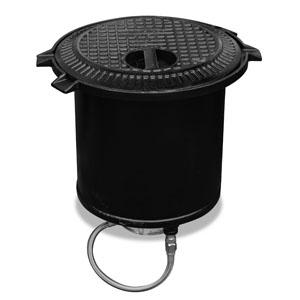 Single Wall Spill Containment Manhole with All Metal Body and Drain