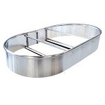 Full Radius Corner Galvanneal and Stainless-Steel Island Forms